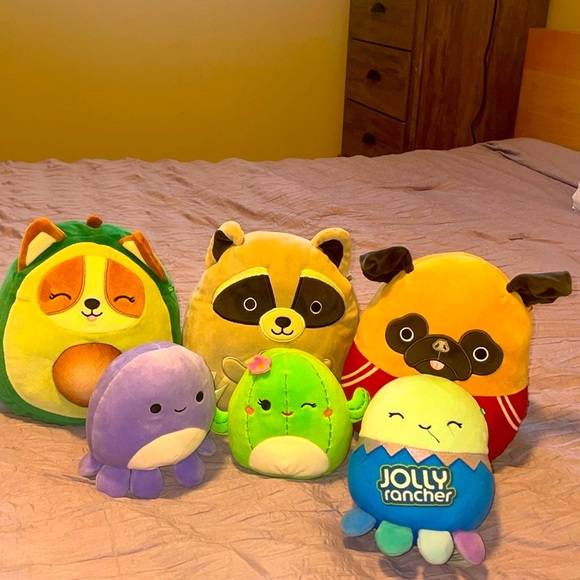 squishmallow lot of 6 squishmallow. - Picture 2 of 5